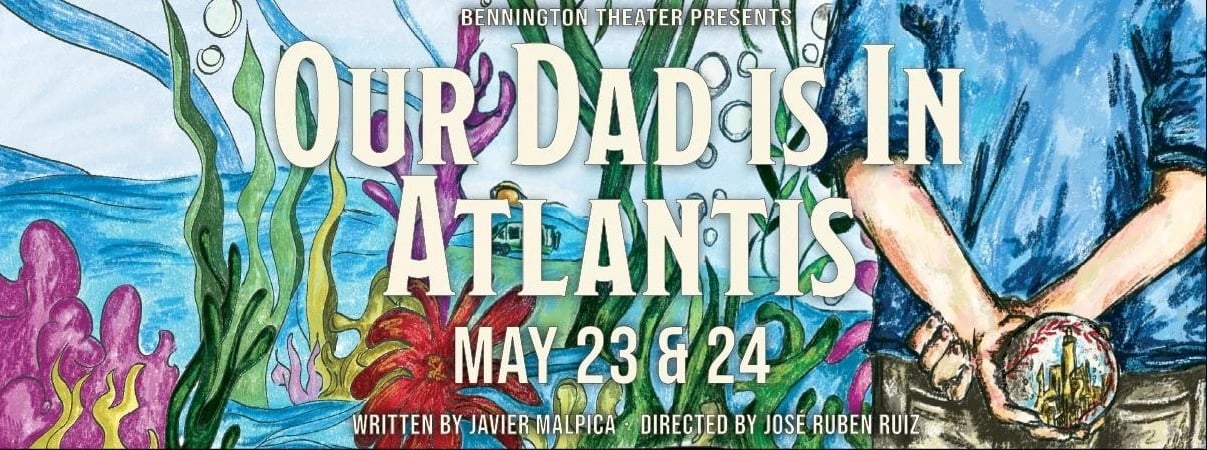 Our Dad Is in Atlantis ticket illustration